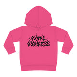 Royal Highness Toddler Hoodie (Black Logo)