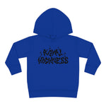 Royal Highness Toddler Hoodie (Black Logo)