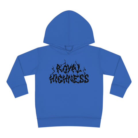 Royal Highness Toddler Hoodie (Black Logo)